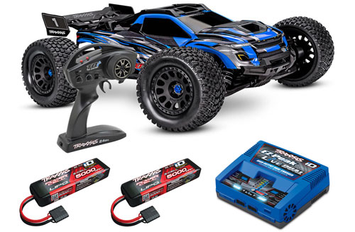 TRX78086-4BLUEC3 - TRAXXAS XRT 4x4 VXL blau RTR Akku Ladegeraet Combo 3 TRX78086-4BLUEC3