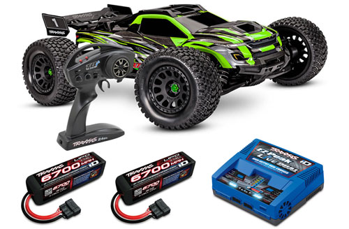 TRX78086-4GRNC4 - TRAXXAS XRT 4x4 VXL gruen RTR Akku Ladegeraet Combo 4 TRX78086-4GRNC4