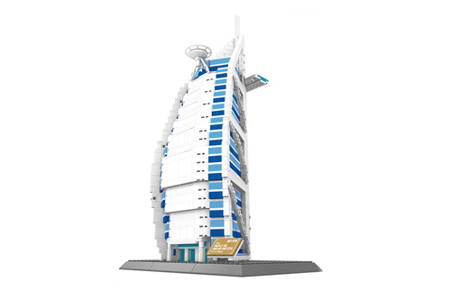 W5220 - The Burj Al Arab Hotel of Dubai (1306 Teile) Wange W5220