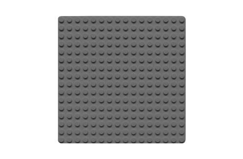 W8802-03 - Grundplatte hellgrau 16x16 Noppen Wange W8802-03