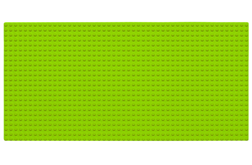W8804-05 - Grundplatte hellgruen 28x56 Noppen Wange W8804-05