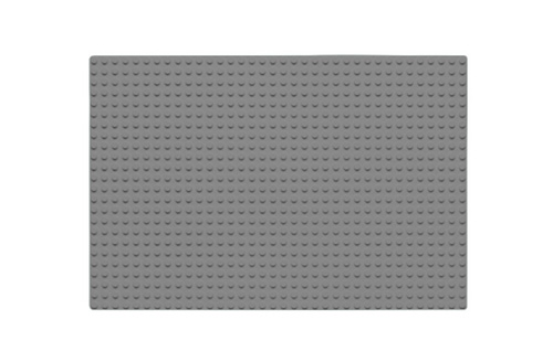 W8809-06 - Grundplatte hellgrau 24x36 Noppen Wange W8809-06