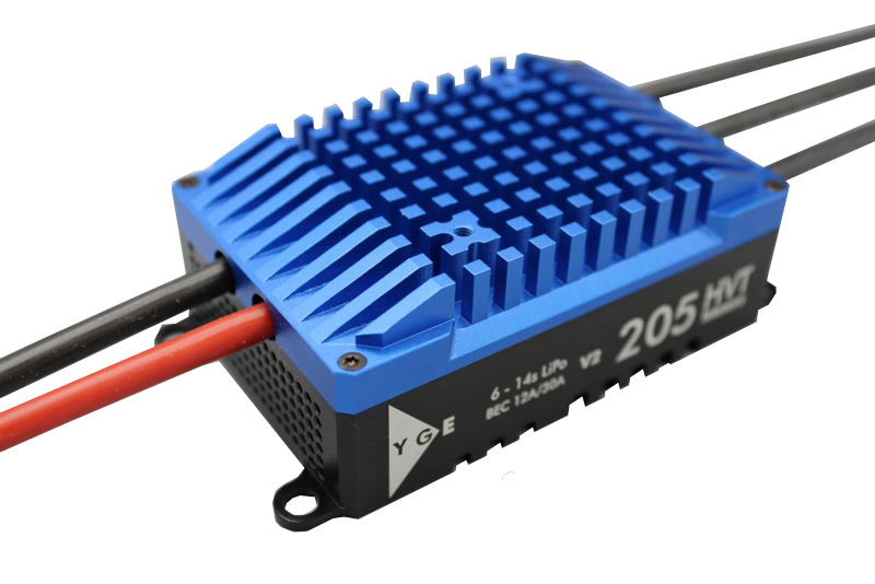 YGE-205HVTB-V2 - YGE 205A HVTB V2 Brushless Regler 12A BEC YGE-205HVTB-V2