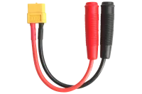 YUKI610028 - Adapterkabel XT60-Buchse _ 4mm-Bananenbuchse