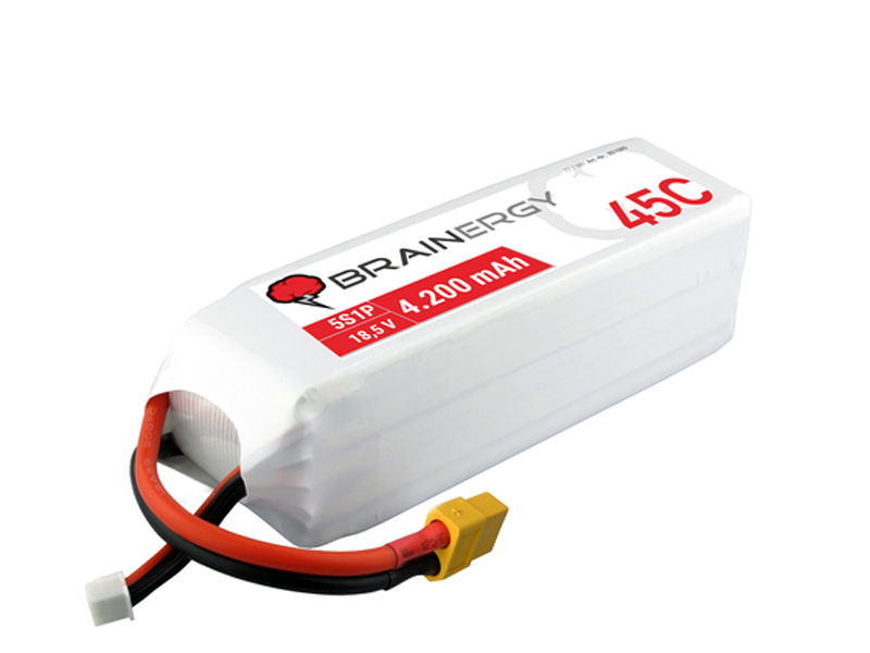 YUKI801080 - Brainergy LiPo 5S1P 18.5V 4200mAh 45C Yuki Model YUKI801080